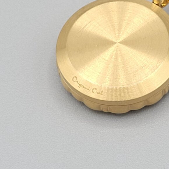 Origami Owl Locket Pendant Rhinestone Filigree Design Double Ring Charm - Picture 5 of 7